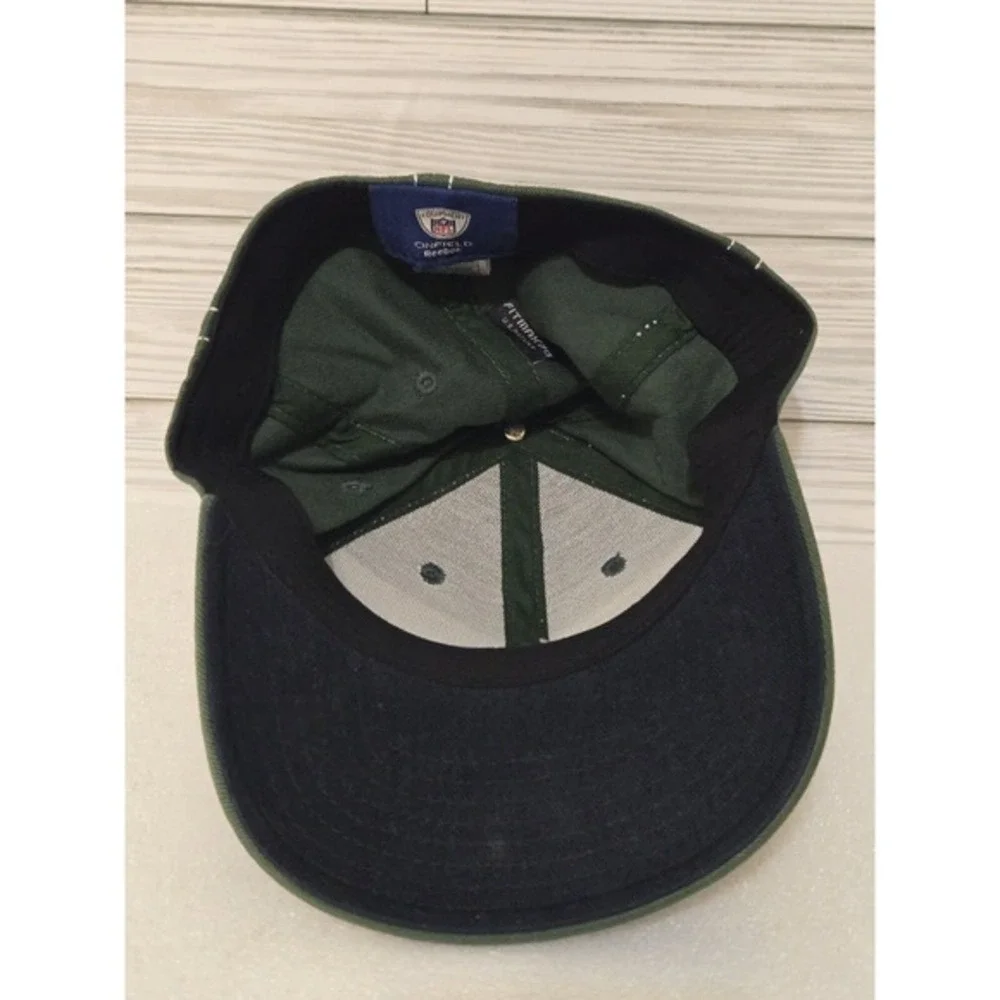 NFL New‎ York Jets Reebok On Field Fitted Stretch Fit Hat L/XL Football Fitmax